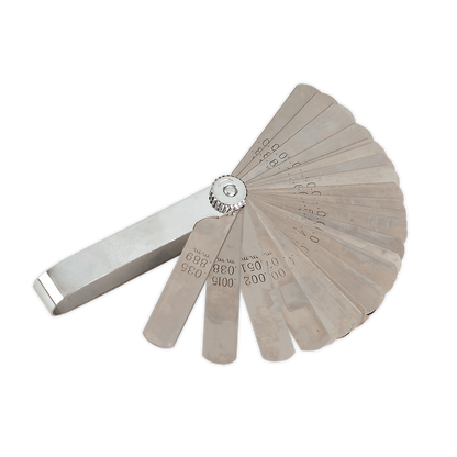 SEALEY - VS512 Feeler Gauge 35 Blade - Dual Marked