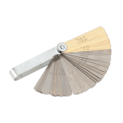 SEALEY - VS513 Feeler Gauge 36 Blade Combo Steel/Brass - Dual Marked