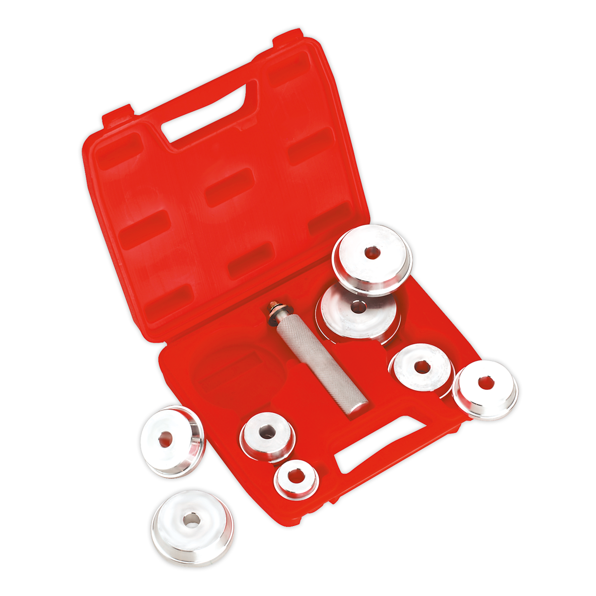 SEALEY - VS703 Bearing Race & Seal Driver Set 10pc - Aluminium
