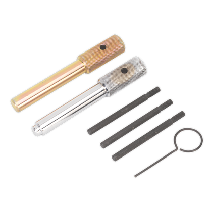 SEALEY - VSE5842 Diesel Engine Timing Tool Kit - for Ford, Fiat, JLR, LDV, PSA 2.0D, 2.2D, 2.4D, 3.2D - Chain Drive