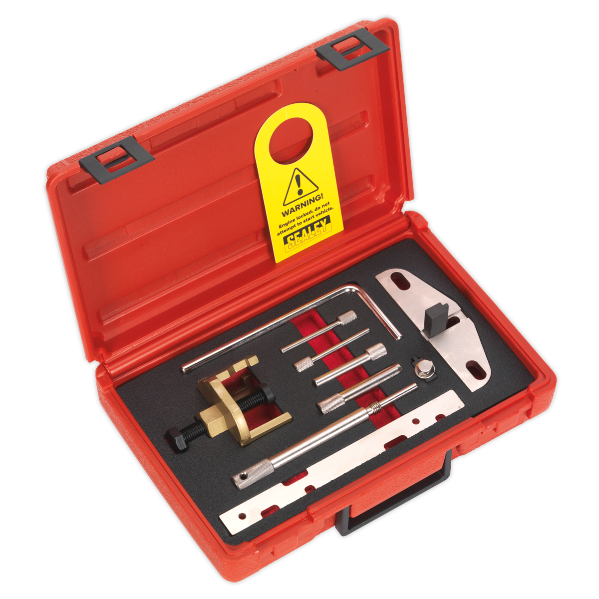 SEALEY - VSE5941 Diesel Engine Timing Tool Kit - for Ford, PSA - Belt Drive