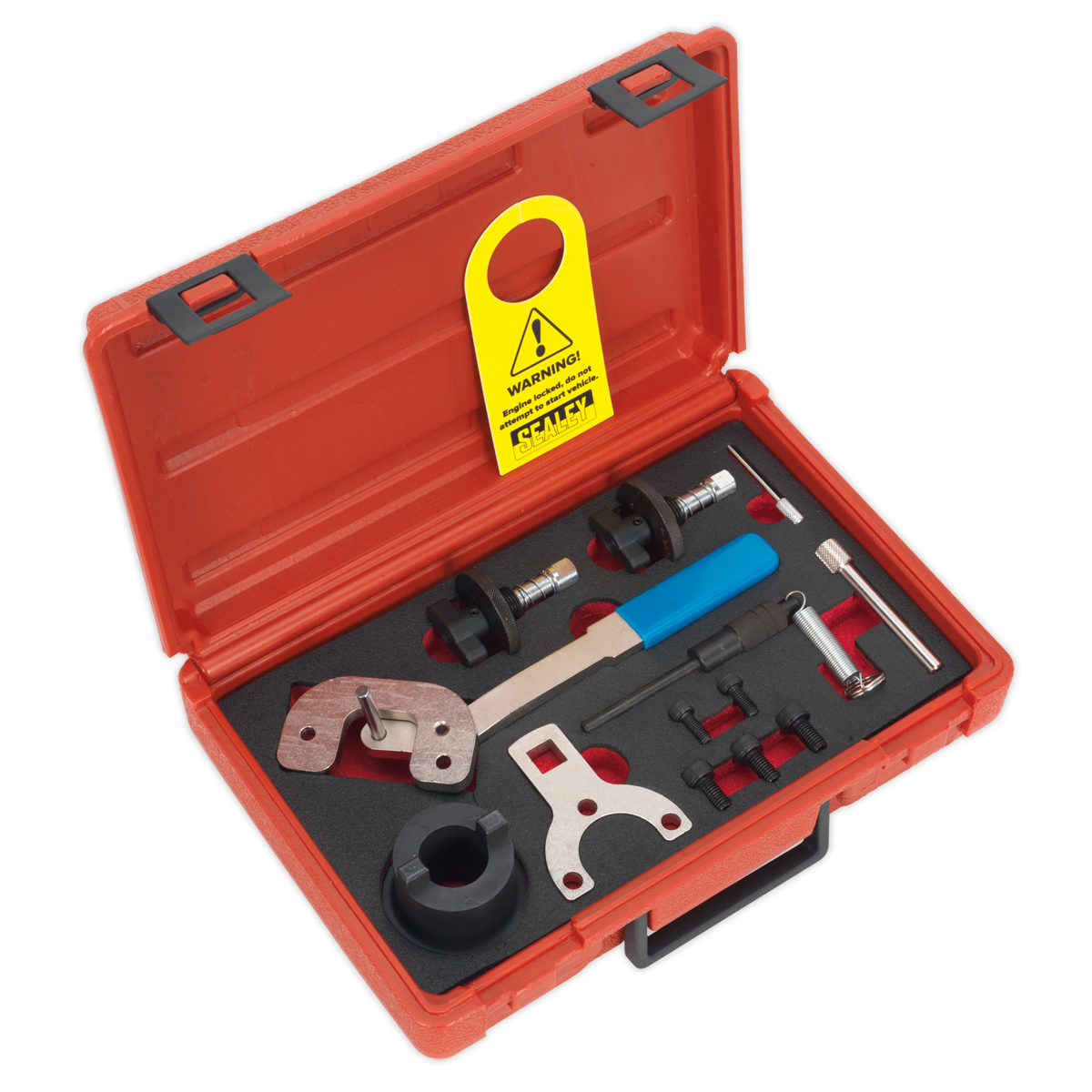 SEALEY - VSE6191 Diesel Engine Timing Tool Kit - for Alfa Romeo, Ford, PSA, Suzuki, GM 1.3D 16v - Chain Drive