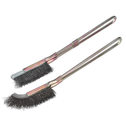 SEALEY - WB06 Wire Brush Set 2pc