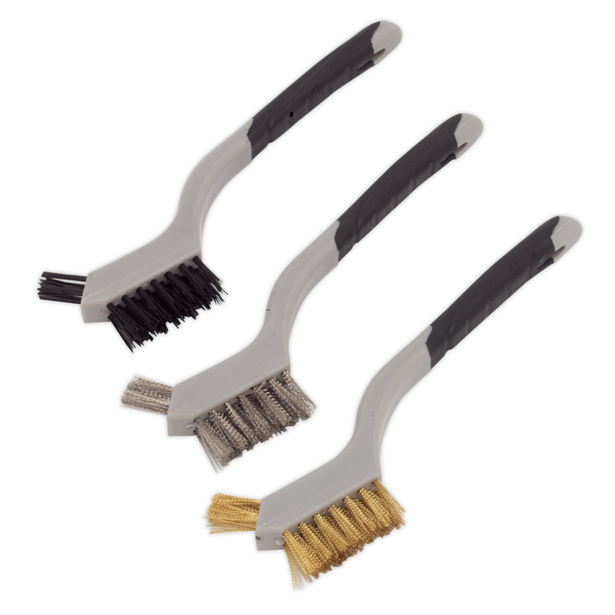 SEALEY - WB100 Wire Brush Set 3pc Miniature