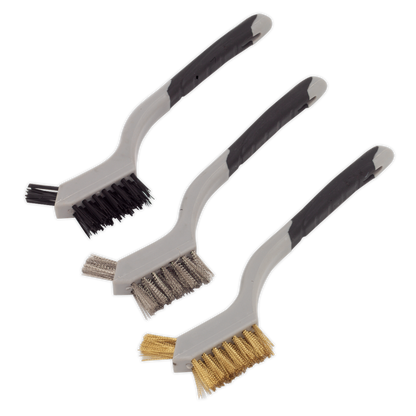 SEALEY - WB100 Wire Brush Set 3pc Miniature