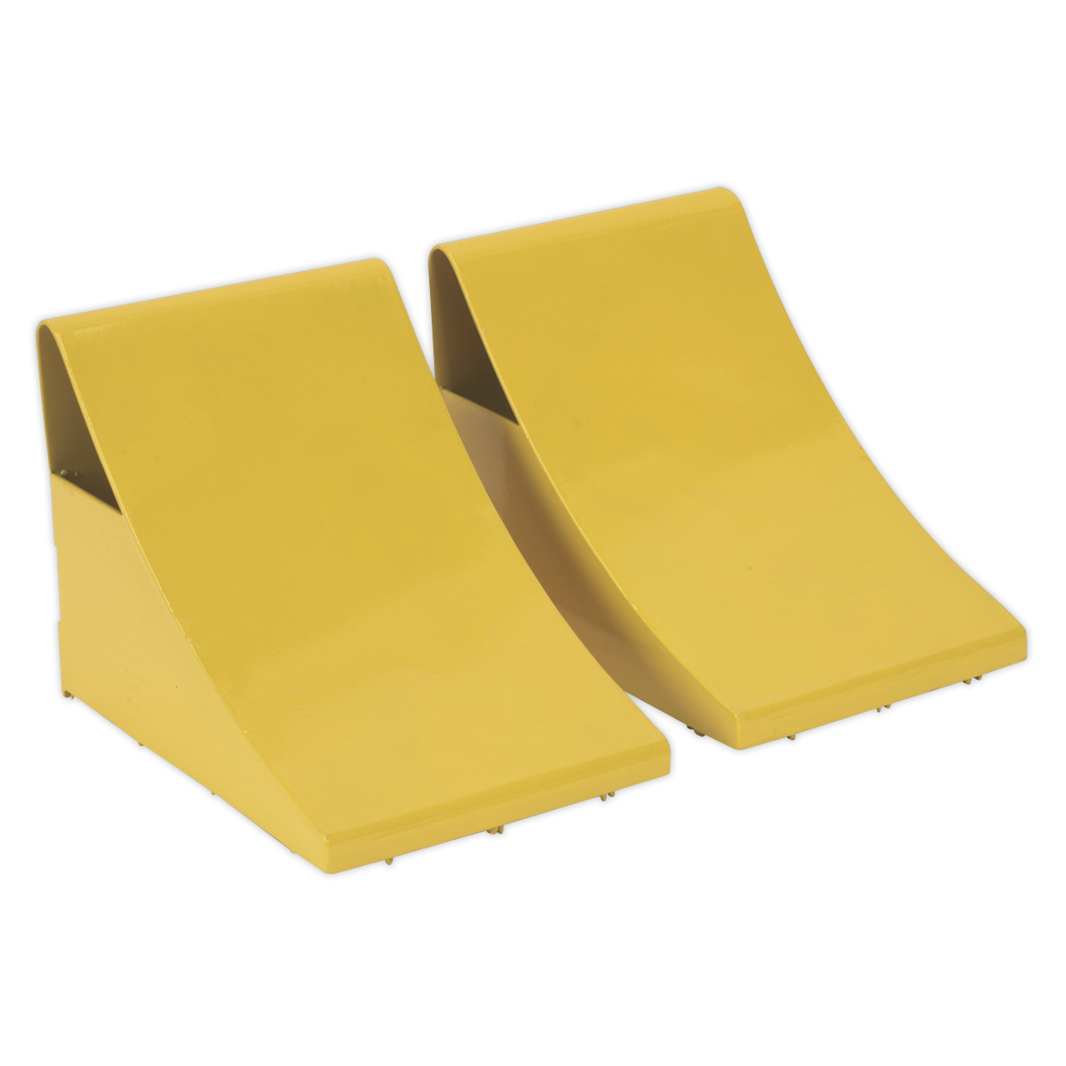SEALEY - WC05 Heavy-Duty Steel Wheel Chocks 4kg - Pair