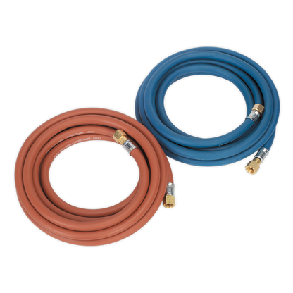 SEALEY - WH05 Welding Hose Set Oxyacetylene EN ISO 3821 (EN 559) 5m