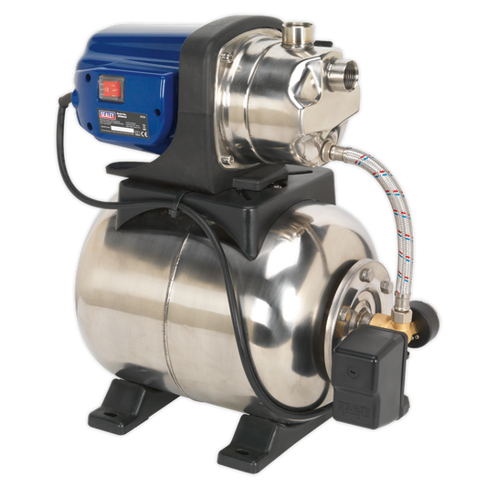 SEALEY - WPB062S Surface Mounting Booster Pump Stainless Steel 55L/min 230V