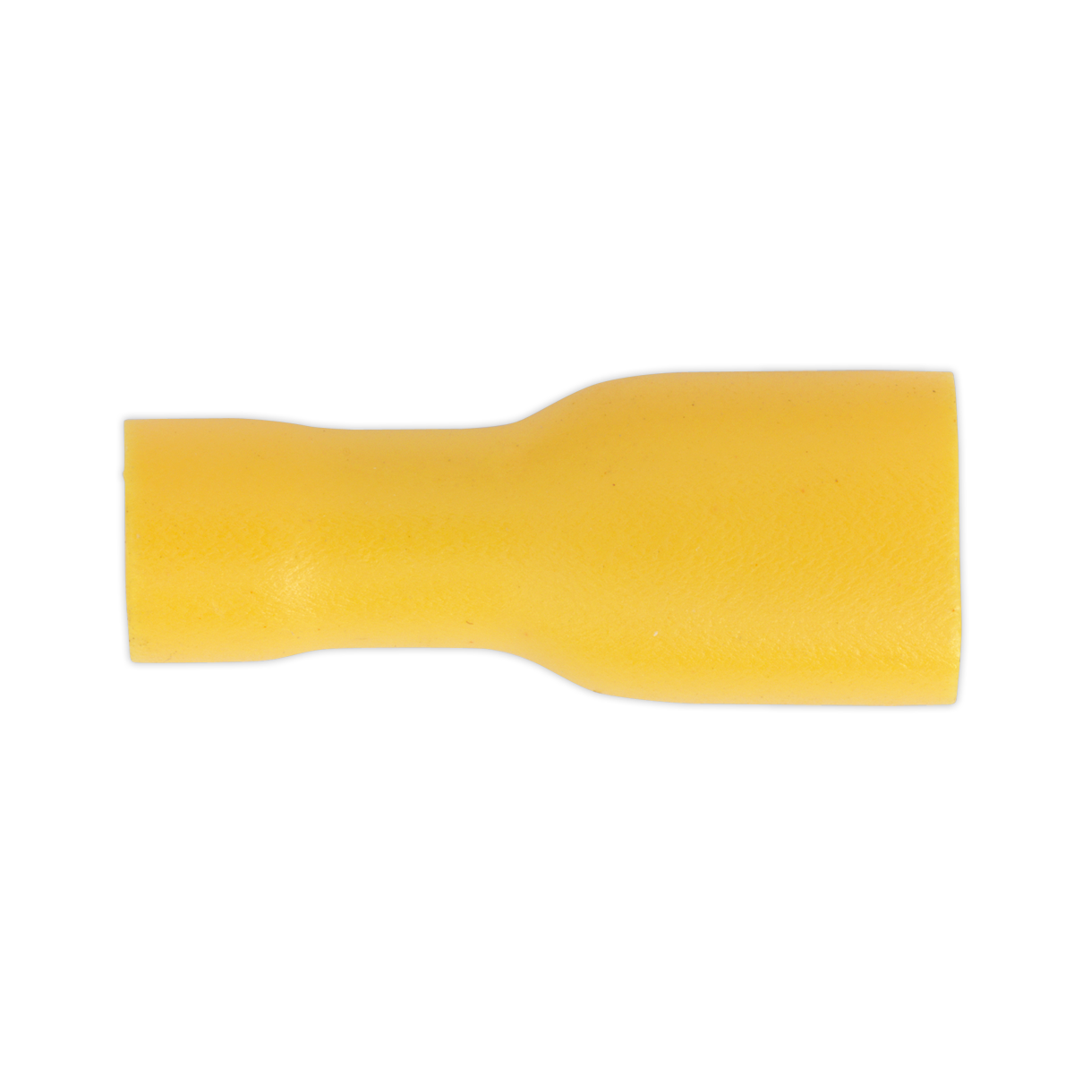 SEALEY - YT11 Fully Insulated Terminal 6.3mm Female Yellow Pack of 100