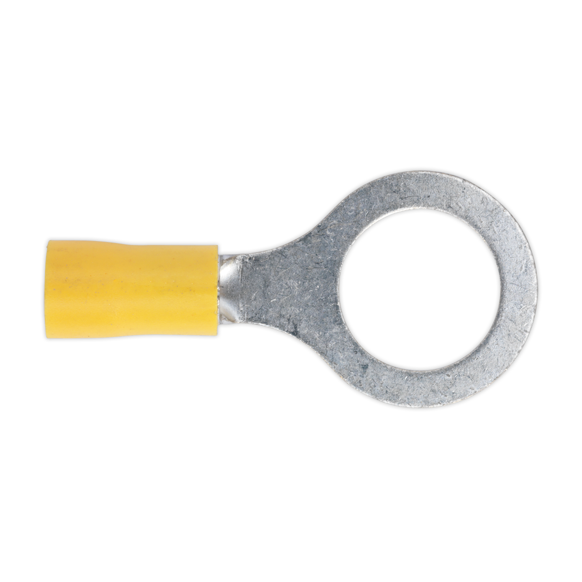 SEALEY - YT17 Easy-Entry Ring Terminal Ø13mm (1/2") Yellow Pack of 100