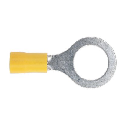 SEALEY - YT17 Easy-Entry Ring Terminal Ø13mm (1/2") Yellow Pack of 100
