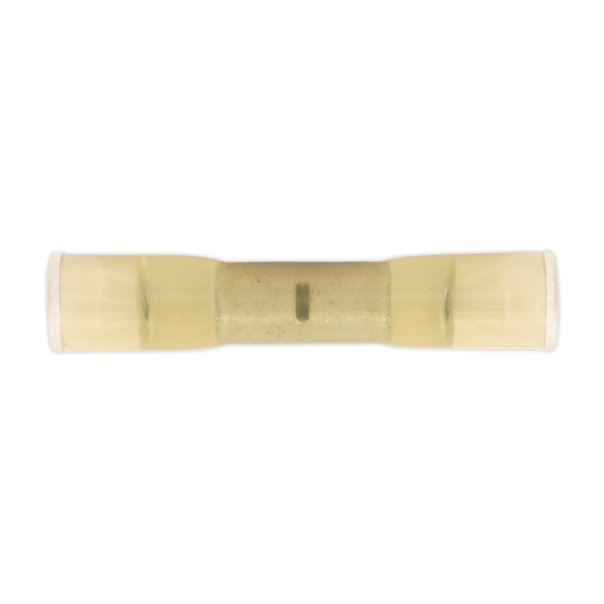 SEALEY - YTCS10 Cold Seal Butt Connector Yellow Ø5.9mm Pack of 10