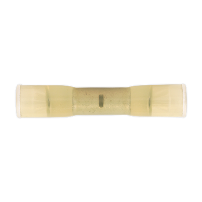 SEALEY - YTCS10 Cold Seal Butt Connector Yellow Ø5.9mm Pack of 10