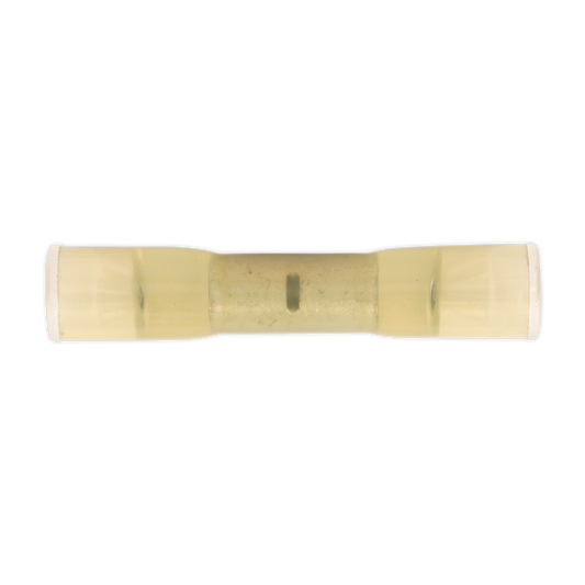 SEALEY - YTCS10 Cold Seal Butt Connector Yellow Ø5.9mm Pack of 10
