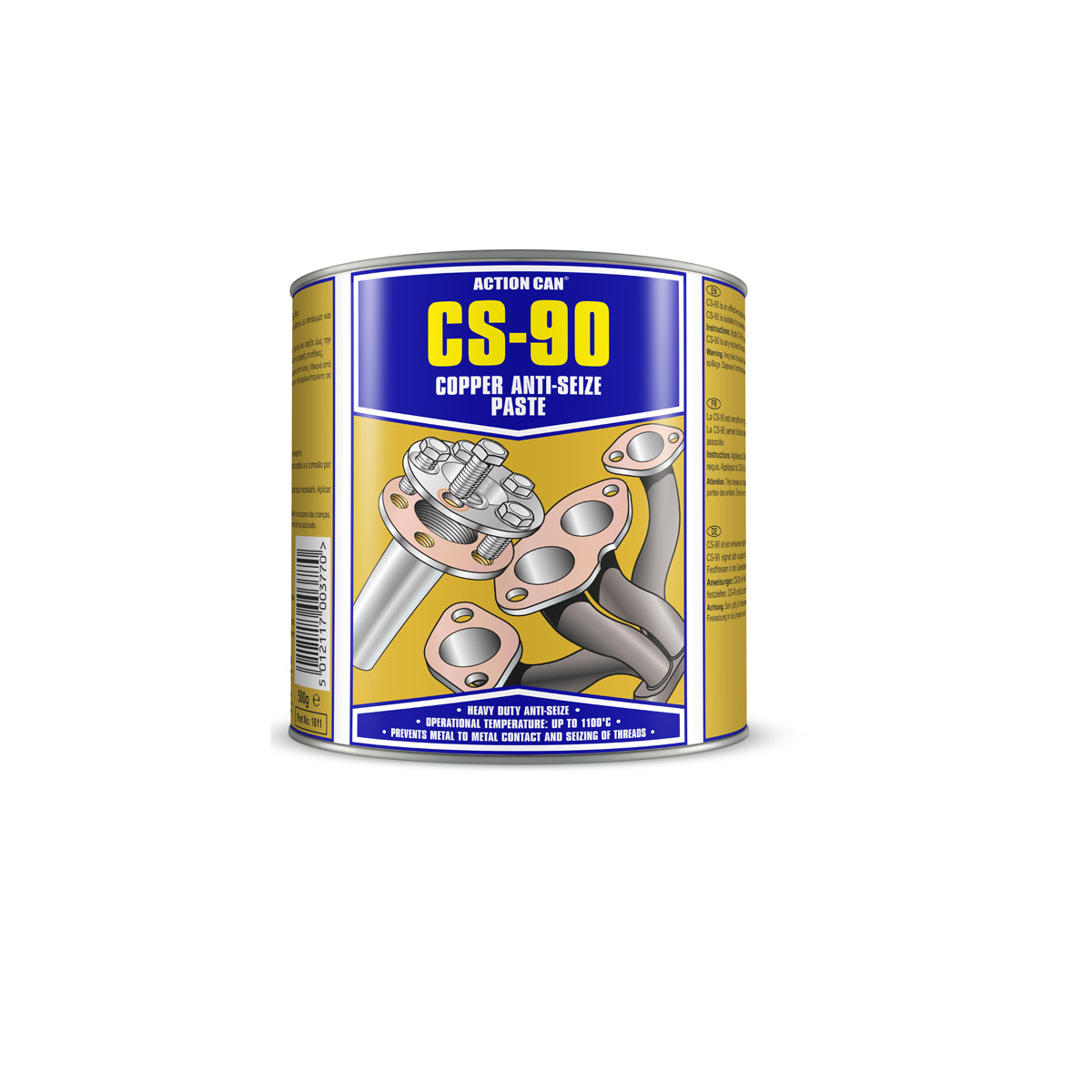Action Can CS-90 High Temperature Copper Anti-Seize Paste Grease 500g