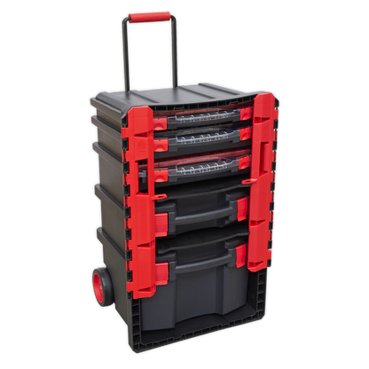 SEALEY - AP860 Professional Mobile Toolbox with 5 Removable Storage Cases