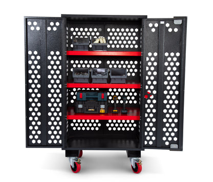 Armorgard - FITTINGSTOR Mobile Fittings Cabinet Mesh Design 1000x750x1560