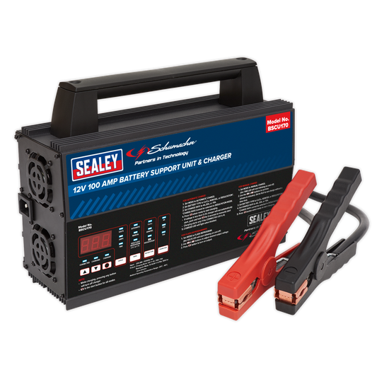 SEALEY - BSCU170 Schumacher® Battery Support Unit & Charger - 12V 100A