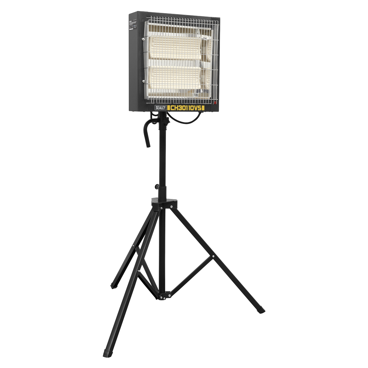 SEALEY - CH30110VS Ceramic Heater with Telescopic Tripod Stand 1.2/2.4kW - 110V