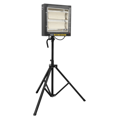 SEALEY - CH30110VS Ceramic Heater with Telescopic Tripod Stand 1.2/2.4kW - 110V