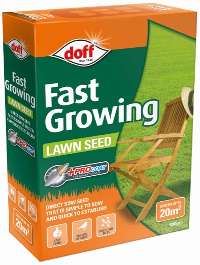 DOFF Fast Acting Lawn Seed 500g  -  F-LC-500-DOF
