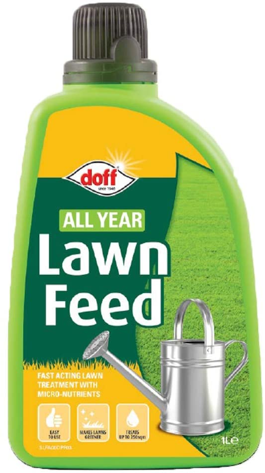 DOFF 1 LITRE All Year Lawn Feed Garden Essential Feed Fast Acting