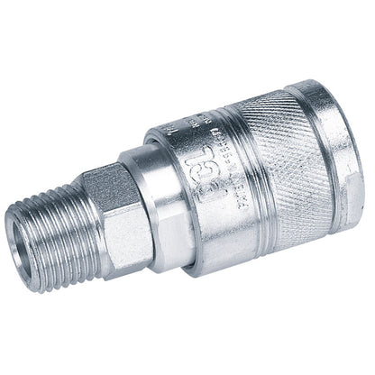 DRAPER 25815 - 1/2" BSP Male Thread Air Line Coupling (Sold Loose)