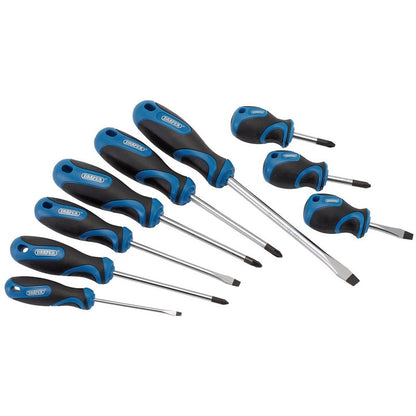 DRAPER 32608 SOFT GRIP SCREWDRIVER SET (9 PIECE)