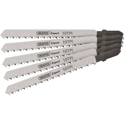 DRAPER 81716 - DT101B 100mm Jigsaw Blade Set (5 Piece)