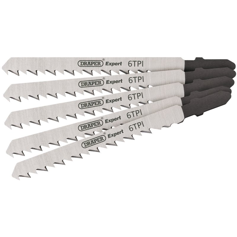 DRAPER 81719 - DT101D 100mm Jigsaw Blade Set (5 Piece)