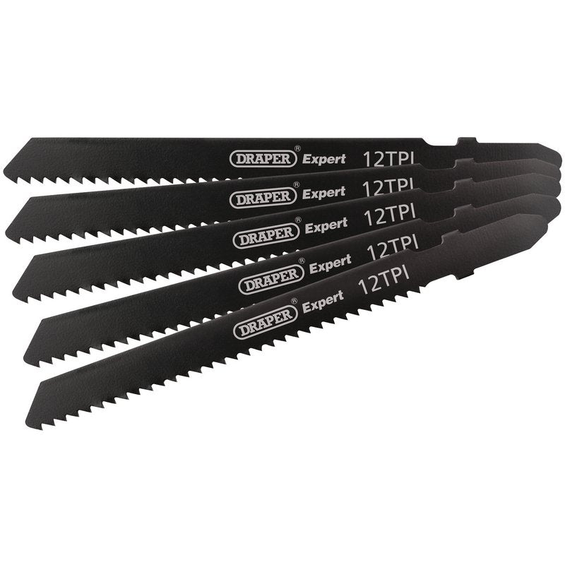 DRAPER 81722 - DT119B 92mm Jigsaw Blade Set (5 Piece)