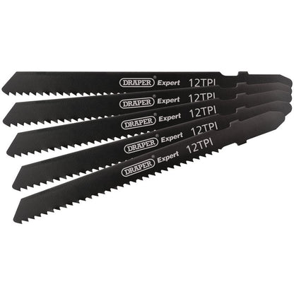 DRAPER 81722 - DT119B 92mm Jigsaw Blade Set (5 Piece)