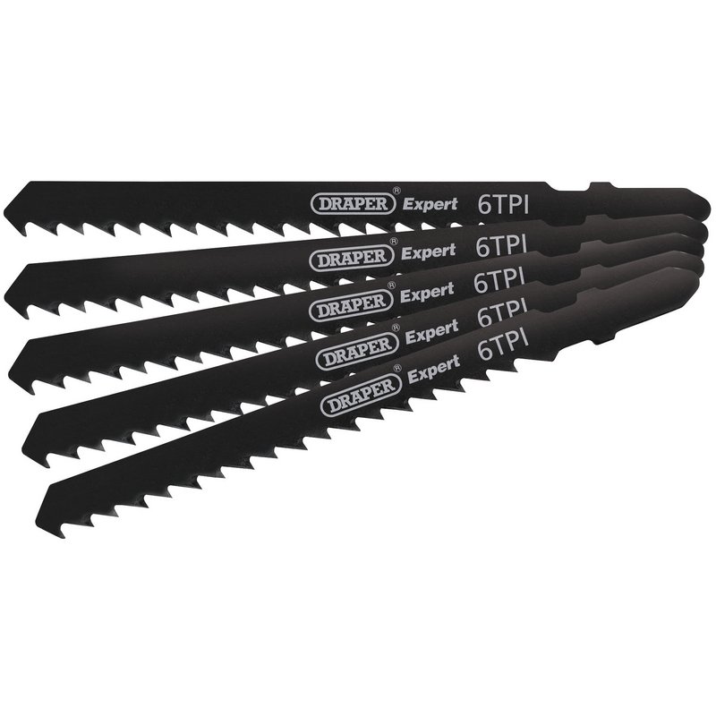 DRAPER 81725 - DT144D 100mm Jigsaw Blade Set (5 Piece)