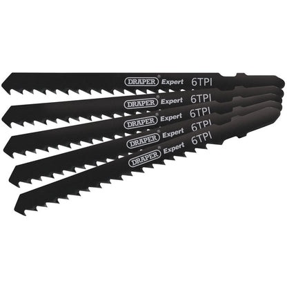 DRAPER 81725 - DT144D 100mm Jigsaw Blade Set (5 Piece)
