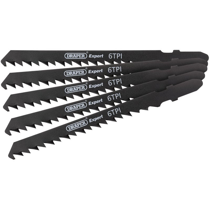 DRAPER 81726 - DT144DP 100mm Jigsaw Blade Set (5 Piece)