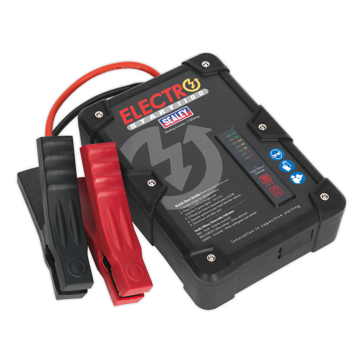 SEALEY - E/START1100 ElectroStart® Batteryless Power Start 1100A 12V