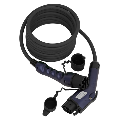 SEALEY - EVCC1232 EV Charging Cable Type 1 to Type 2 32A 5m