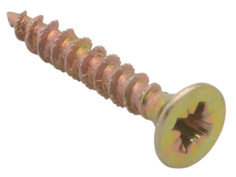 ForgeFix SPE425YB Spectre™ Screw PZ Compatible CSK ZYP 4.0 x 25mm (Box 1000)