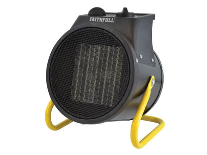 Faithfull FPPHEAT28KWC Ceramic Fan Heater 2.8kw 240v Space Heater