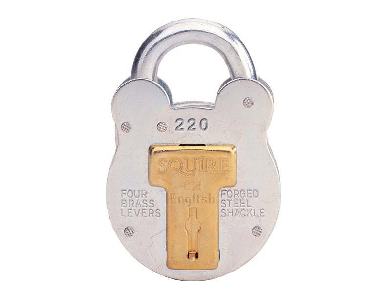 Squire 220 220 Old English Padlock with Steel Case 38mm