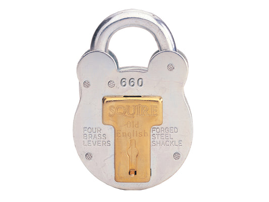Squire 660 660 Old English Padlock with Steel Case 64mm