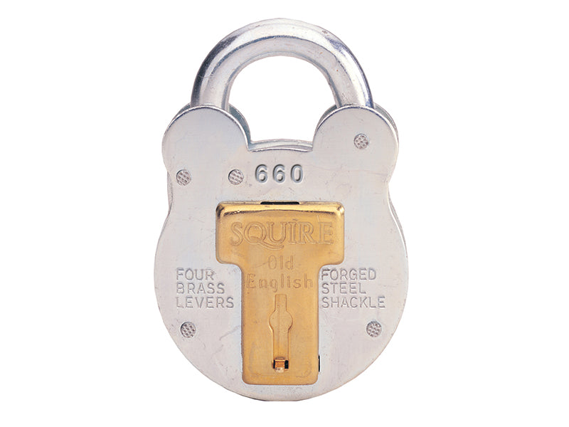 Squire 660/KA PES8 660KA Old English Padlock with Steel Case 64mm Keyed