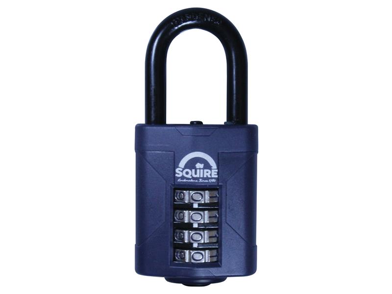 Squire CP50/1.5 CP50/1.5 Combination Padlock 4-Wheel 50mm Long Shackle 38mm