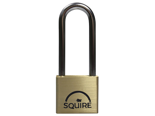 Squire LN4/2.5 LN4LS Lion Brass Padlock 5-Pin 40mm - 65mm Long Shackle