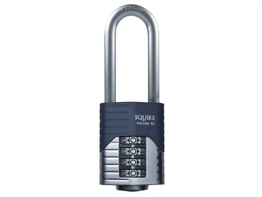 Squire VULCAN COMBI 40/2.5 Vulcan Long Boron Shackle Combination Padlock 40mm