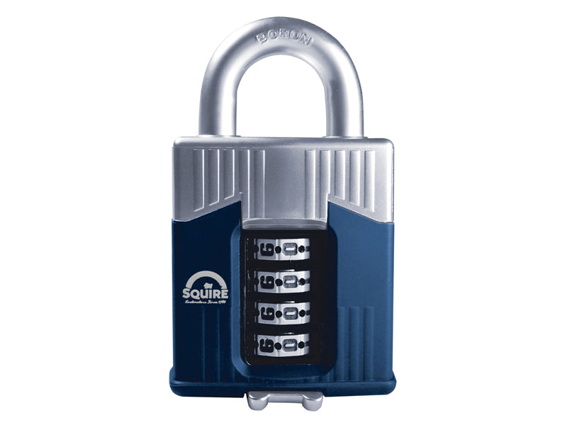 Squire WARRIOR COMBI 55 Warrior High-Security Open Shackle Combination Padlock 55mm