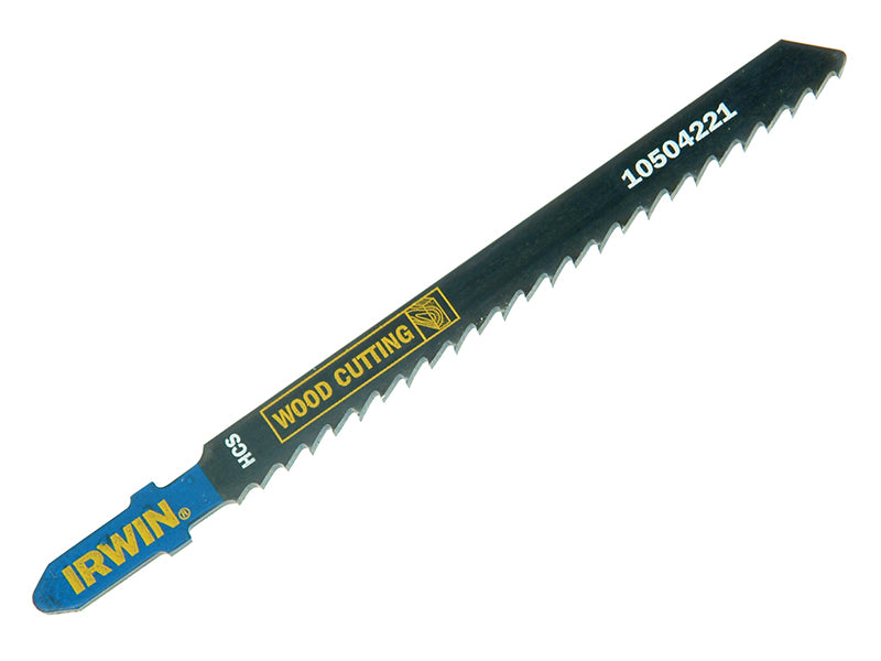 IRWIN® 10504218 Wood Jigsaw Blades Pack of 5 T144D