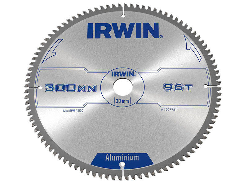IRWIN® 1907781 Professional Aluminium Circular Saw Blade 300 x 30mm x 96T TCG