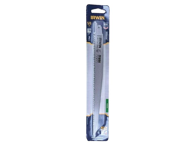 IRWIN® IW1016914 Wood Pruning Sabre Saw Blade 225mm (Pack 2)