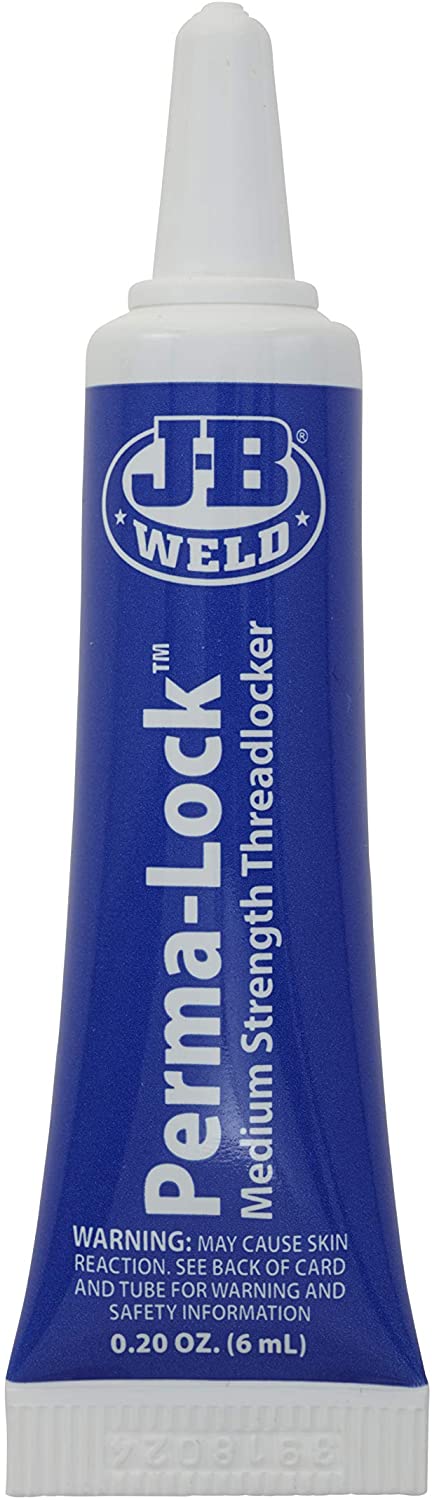 JB Weld Perma-Lock Medium Strength Thread Locker Blue 24206UK - 6ml